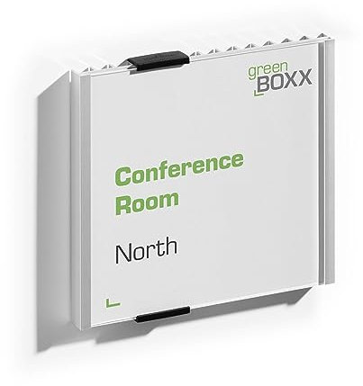 Durable Türschild (Info Sign, 149 x 148,5 mm) metallic silber, 480223