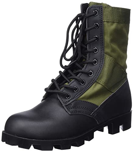 Mil-Tec Panama Us Jungle Boots Olive, Botas de mochilero para hombre, Green, 8 UK