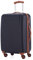 Hauptstadtkoffer - Wannsee - Mittelgroßer Hartschalen Reisekoffer,68 cm, 63 Liter, Dunkelblau/Braun