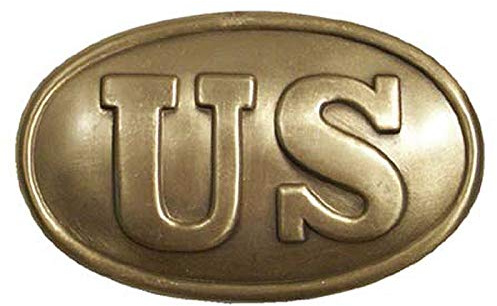 TD ZW Treasure Gurus Civil War Us Union Army Brass Belt Buckle