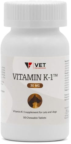 Vitamin K1 Chewable Tablets, 50mg, 50ct
