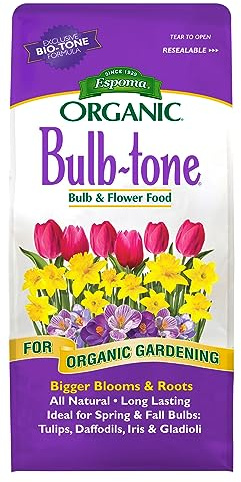 Espoma Organic Bulb-Tone 3-5-3 Natural & Organic Fertilizer and Plant Food for All Spring and Fall Bulbs. 4 lb. Bag. Use for Planting & Feeding to Promote Vibrant Blooms