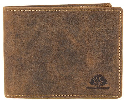Greenburry Vintage Karten Leder Geldbörse Portemonnaie Geldbeutel 1705CC-25 ohne Münzfach