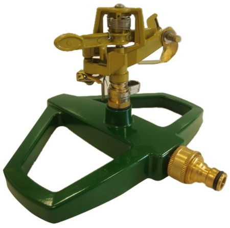 Greenkey Arroseur Automatique à Canon Impulsion avec Base métallique
