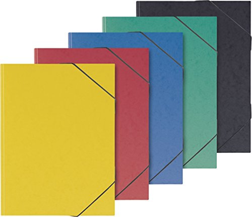 Brunnen 1047083 Sammelmappe (A3, Karton, mit Gummizug) sortiert, 1 Stück