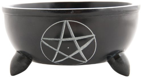 Berk ST-080 Räucher-Zubehör - Specksteinschale Pentagramm, groß