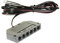 JungesLicht Mini AMP 6-Fach Verteiler für LED Lampen, Möbelleuchten, Trafos, LED Stripe, 12Volt Anschluss
