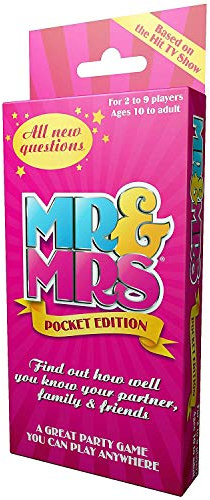 Rascals | Mr & Mrs Pocket Edition | Travel Party Card Game | Ages 10+ | 2-9 Players | Minutes Playing Time