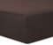 Vision – Sábana Bajera – Color: marrón (Chocolate) – 90 x 190 cm con Gorro de 25 cm – 4 Esquinas elásticas – 100% algodón