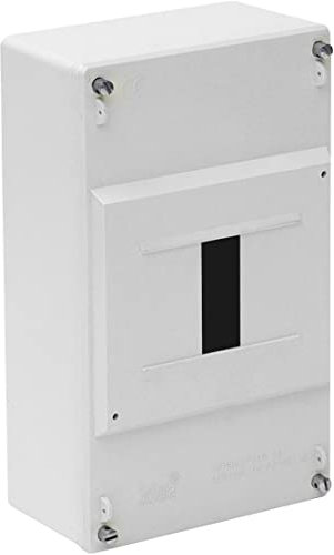 Solera 699B - Caja para ICP de 1 a 4 elementos y hasta 40A. De 115x188x55. Color blanco. Superficie.