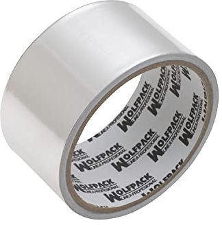 WOLFPACK LINEA PROFESIONAL - Cinta Adhesiva Aluminio 48 mm. x 5 m. 66 micras