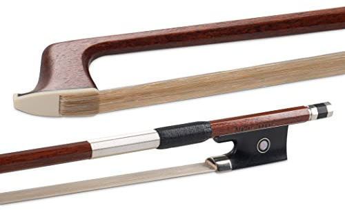 GEWA Violinbåge 4/4, kantig stång, god kvalitet, stämplad Atelier Jäger