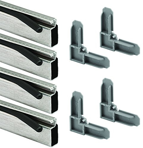 Prime-Line PL 7804 Aluminum Screen Frame Kit, 5/16 inch x 3/4 inch x 48 inch, Mill, Set of 1
