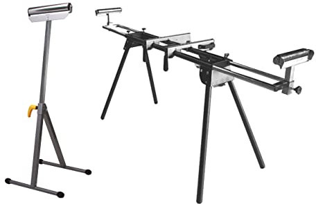 Servante d'atelier à rouleaux + Piétement pour scie à onglet universel