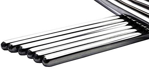 Bacchette Cinesi Bacchette Metallo Acciaio Inossidabile (10 Coppie)