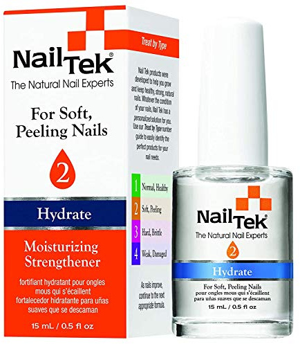 Nail Tek Hydrate Moisturizing Strengthener - 2 For Unisex 0.5 oz Nail Treatment
