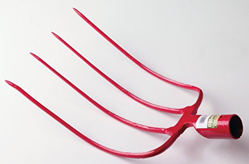 AUSONIA - 80589 Spatengabel Grabegabel für Heu 3 Zinken ohne Stiel Gr 657 cm 31