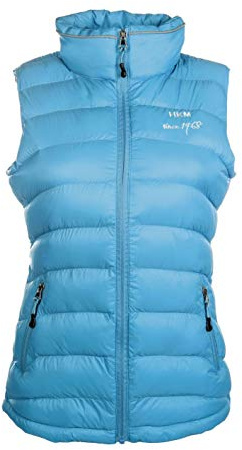 HKM 8180 - Gilet da equitazione extra light, da donna, imbottitura leggera, 128-XXL, Unisex - Adulto, Pantaloni, HKM 4057052013317, azzurro, 128