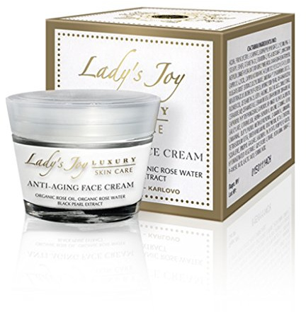 anti-aging Face Cream Lady S Joy Luxury Skin care with Bulgarian rose oil 50 ml.