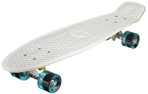 Ridge 27 Glow in the dark 69cm Mini Cruiser Skate Skateboard Planche a Roulettes Complet avec 12 Couleurs de Roues