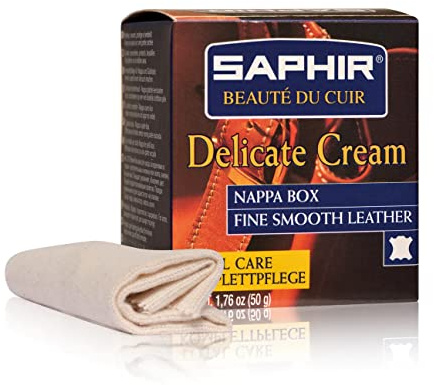 Saphir | Delicate Cream 50 ml | Crema Renovadora para Cueros Lisos y Delicados y Nappa