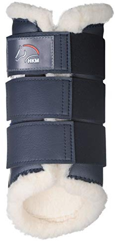 HKM Comfort Polainas/Gorras para Pies Blau L