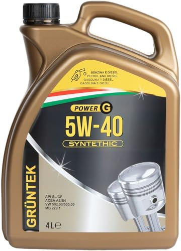 Olio Gruntek Power G 5w40 Synthetic 4l