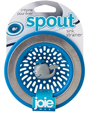 MSC International Joie Spout Kitchen Sink Strainer Basket, Whale, 4.5-inch, Blue