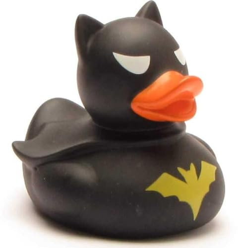 Duckshop I Dark Duck I Paperella di gomma I L : 9 cm