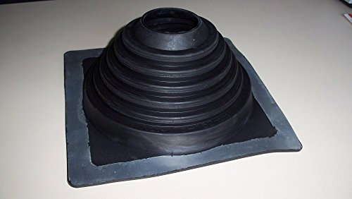 Rohrmanschette aus EPDM Gr. 4 76-152 mm Gummimanschette für Rohrdurchführungen, Durchbrüche, Trapezblech, Blechdachpfannen, Dachdurchführung
