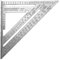 Swanson Tool Speed Square S0101 Geo-Dreieck mit Anschlagwinkel, Metric (25 cm)