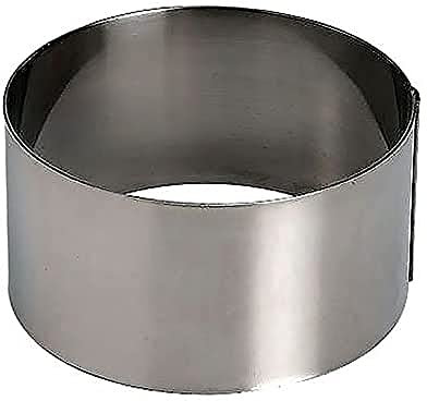 Lacor 68407 Cercle à Tarte Ronde 7,5X4 cm 18 / 10, Argent