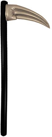 Accessoire d'Halloween - Faucille gonflable 100 cm Deguisement Noir Plastique