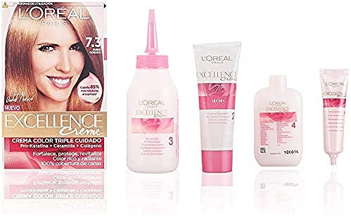 L'Oréal Coloración Excellence Crème Triple Protección 7.3 Rubio Dorado - 200 gr