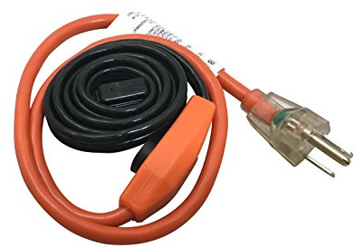 Frost King HC3A Automatic Electric Heat Kit Heating Cables, 3 Feet, Black