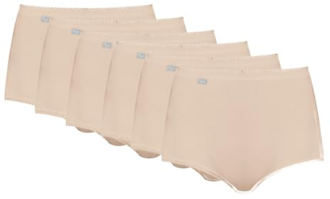 Playtex Femme Lot de culottes Maxi Coton Stretch Culotte, Chair, L