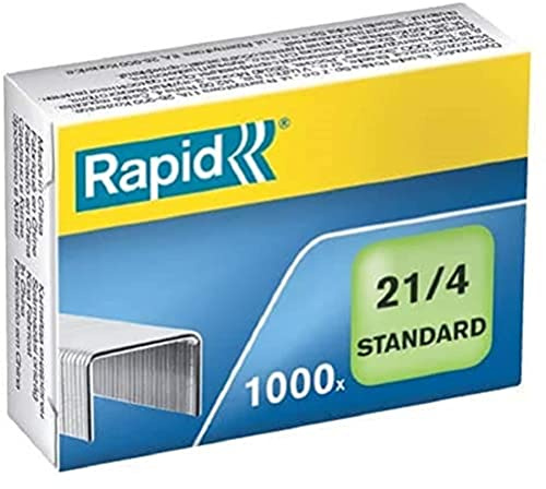 Rapid 24867600 Boîte de 1000 Agrafes 21/4 mm Galva