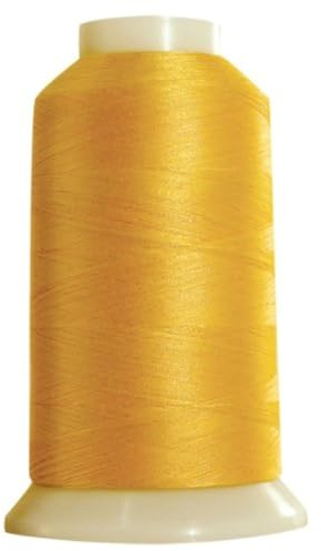Superior Threads Masterpiece 3-Ply 50 Weight Egyptian Cotton Sewing Thread Cone - 2,500 Yards (#124 Yellow Rose)