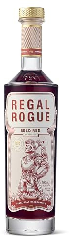 Regal Rogue Bold Red Vermouth, 50 cl - Hand Crafted Dry Savoury Aromatic Fortified Wine from South Australia, Australian Aperitif with Aromatic Spice & Dried Fruit Notes, Single Bottle