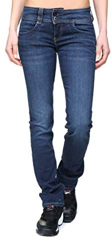 Pepe Jeans Damen Gen Straight Jeans, 000denim, 25W / 34L