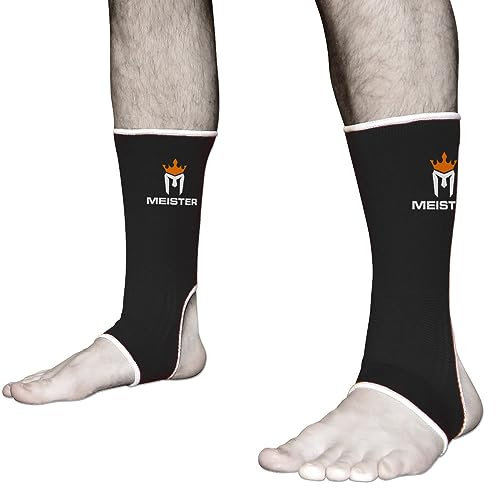 Meister MMA Muay Thai Knöchelbandagen (Paar), Schwarz