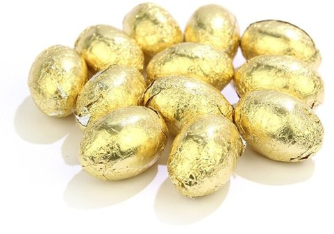 Gold Mini Easter Eggs - Bag of 100 (Approx.)