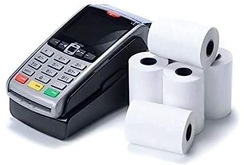 Double Dragon Rotoli Carta Termica 57x40mm Premium - Confezione da 100 | Senza BPA, Riciclabili | Compatibili con Barclays, Ingenico, Pax, Verifone, Worldpay, Spire, Terminali POS EPOS PDQ