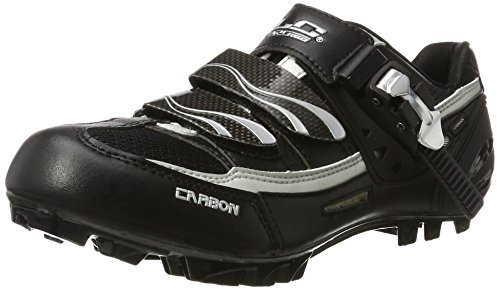 XLC Erwachsene Schuhe Pro SL MTB-Shoes Dirty CB-M01, Schwarz/Silber, 40