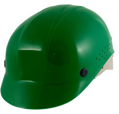 Honeywell Deluxe Bump Cap - Low Hazard, Vented, 4-pt Suspension, HDPE Shell, pin Lock Adjustment BC86040000