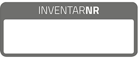 AVERY Zweckform 6917 fälschungssichere Inventaretiketten (extrem stark selbstklebend, Kleinformat, 50x20 mm, 50 Aufkleber auf 10 Blatt) weiß/schwarz