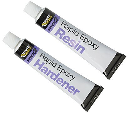 Everbuild EVBS2RAPIDET Stick 2 Rapid Epoxy Tube 2 x 12 ml