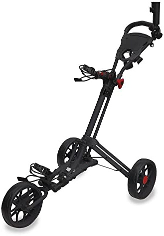 Longridge EZE Glide Smart Fold 3 Rad Golf Trolley - Schwarz