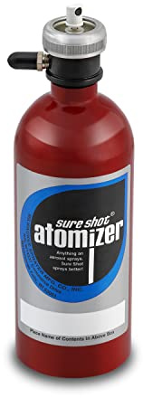 Sure Shot B8000PL Refillable 1-Quart Non-Aerosol Aluminum Sprayer – Pressurized for Light Oils, Cleaners & Select Solvents – Durable Aluminum Body with Adjustable Nozzle – Made in USA
