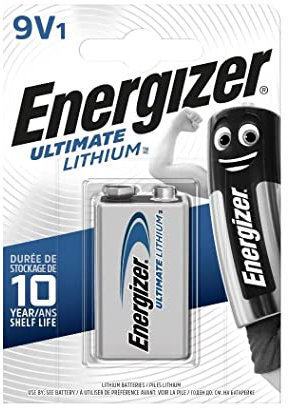 Energizer 4 9V Lithium Batterien Lithium 9V-Block L522-9V-FR22-E-Block (4er Set)